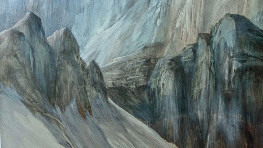 Gebirge Malerei 2